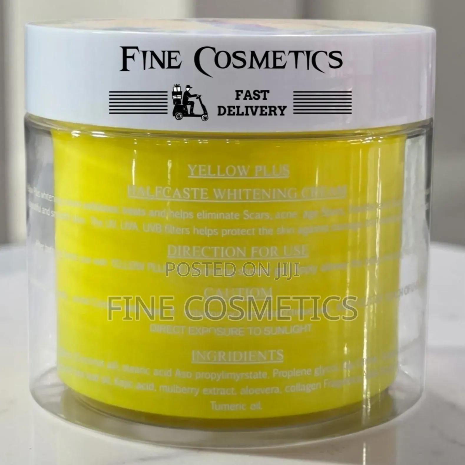 Yellow Plus Strong Whitening Dark Spots Remover Face + Body Cream 300g