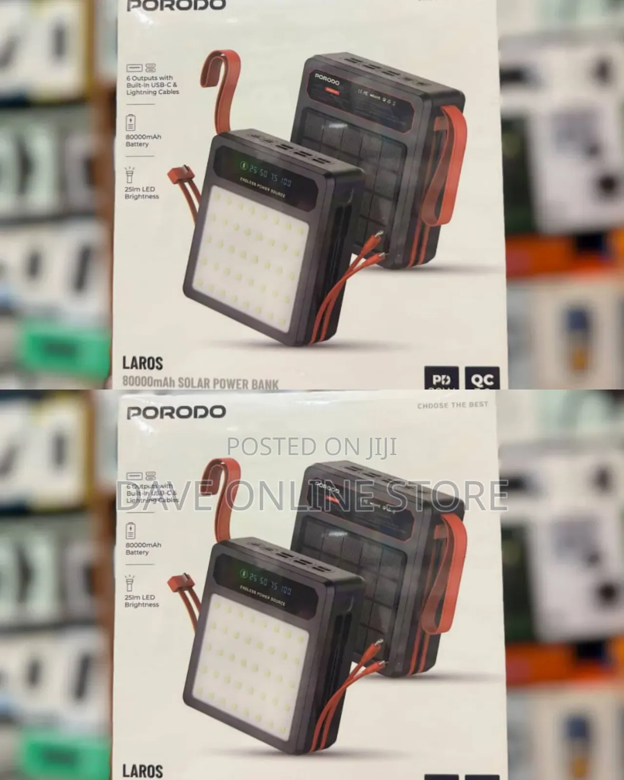 Porodo Laros Solar Power Bank
