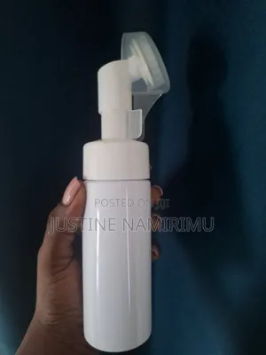 Face Cleanser Bottles With a Brush