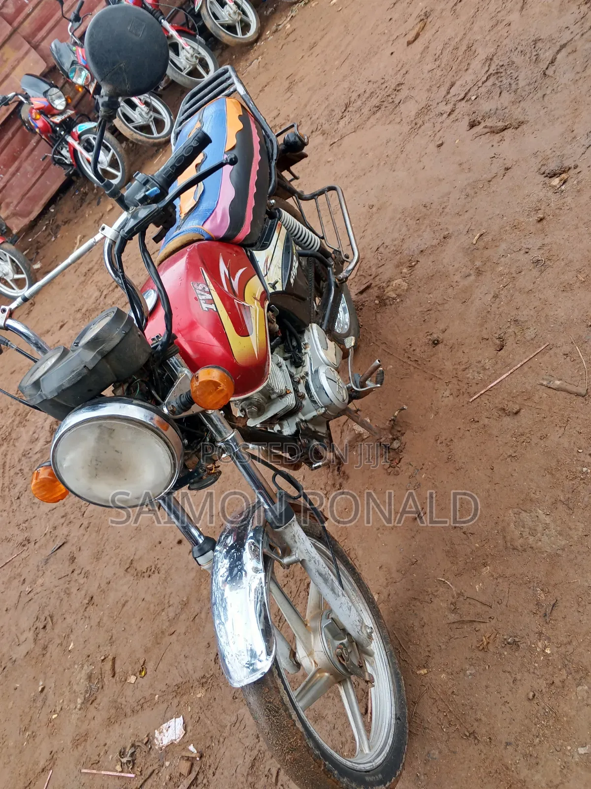 TVS XL 100 2019 Red