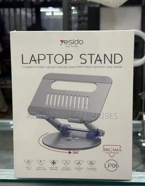 YESIDO LP06 Laptop Stand 360° Rotating Aluminum Alloy, Foldable