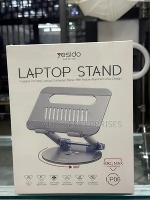 YESIDO LP06 Laptop Stand 360° Rotating Aluminum Alloy, Foldable