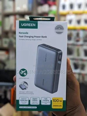 Ugreen 20000mah 100W Laptop Power Bank, Nexode Portable Charger