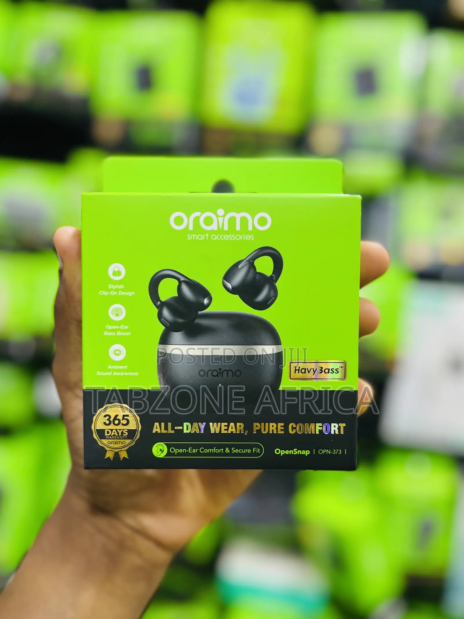 Oraimo OpenSnap OPN-373 Open-Ear Wireless Earbuds 26H