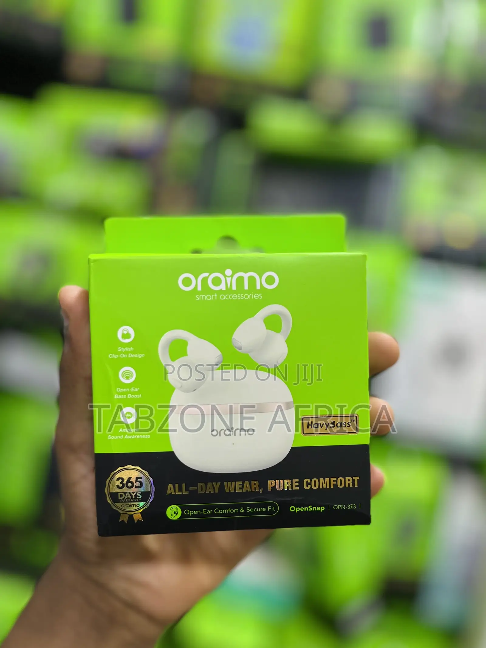 Oraimo OpenSnap OPN-373 Open-Ear Wireless Earbuds 26H