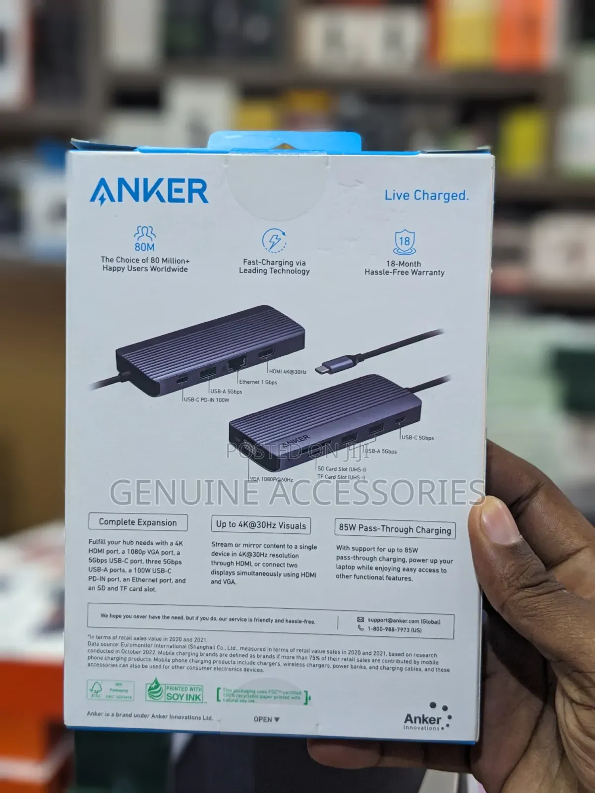 Anker Type C Hub 10in1, Dual Hdmi Display USB C Hub, 1080p Vga