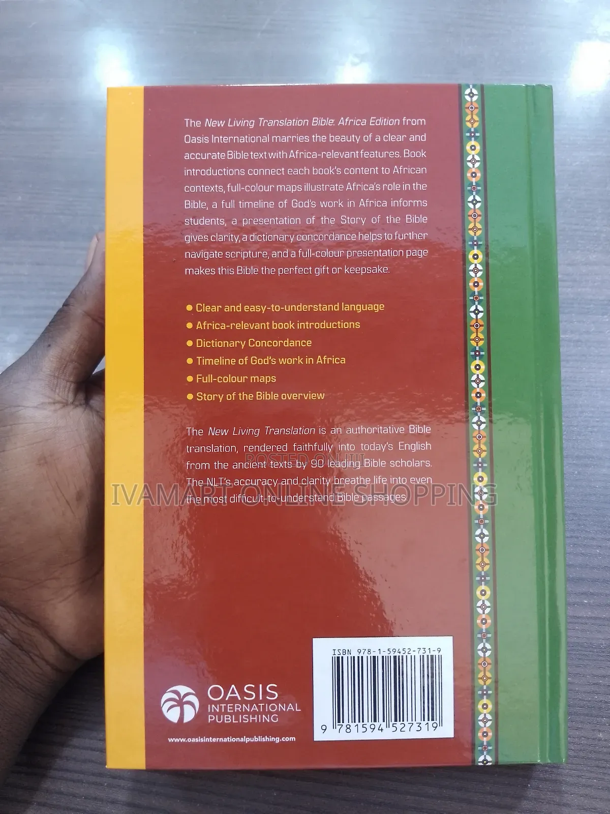 New Living Translation (NLT) Holy Bible – Africa Edition, Hard Cover