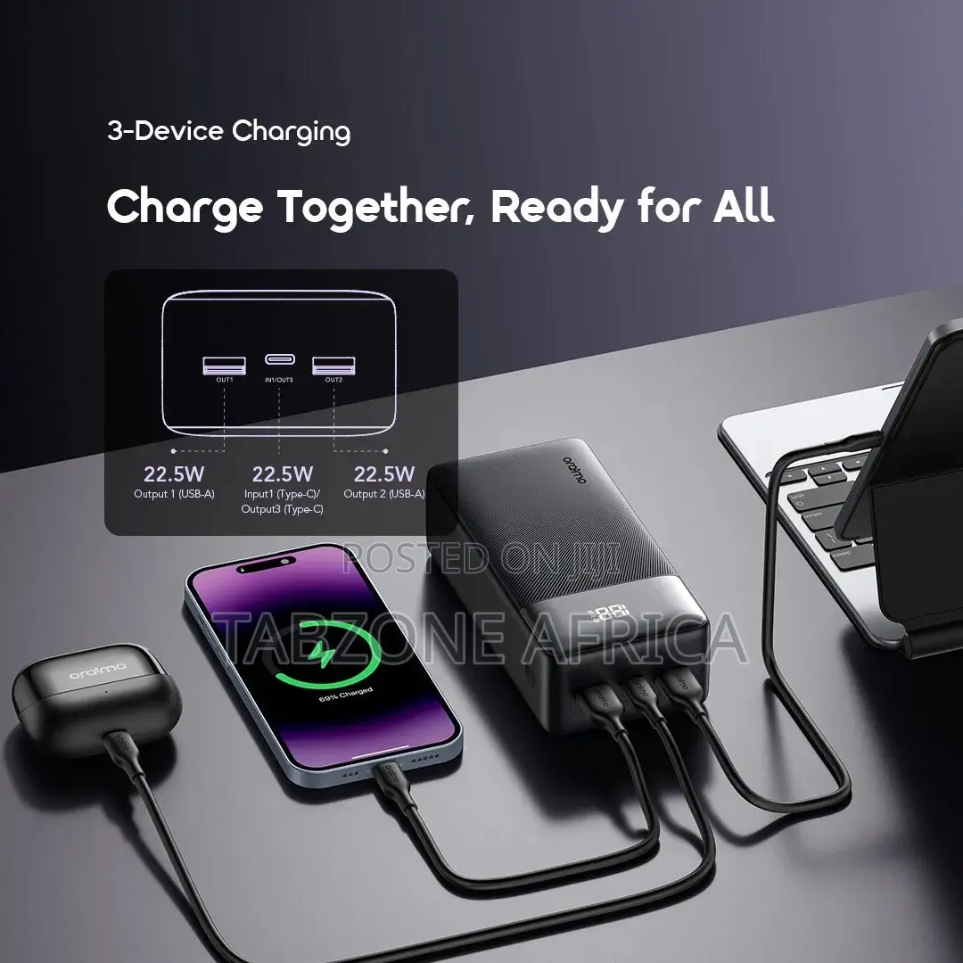 Oraimo PowerNova QF1 27000mAh 22.5W Power Bank