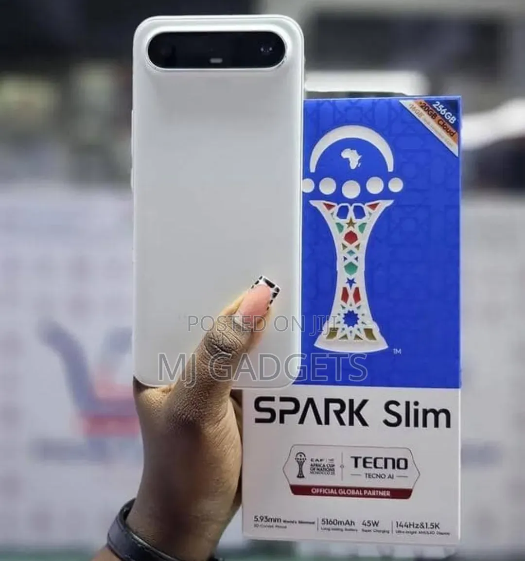 New Tecno Spark Slim 256 GB Silver