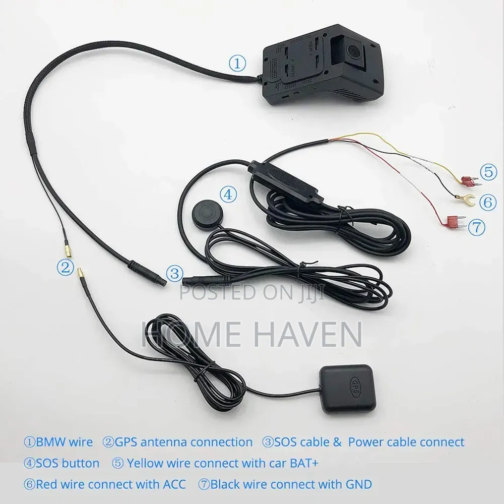 4G Dual Lens Car Dash Cam With GPS Tracker