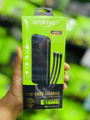 Oraimo Slice Link 10000mAh 12W Power Bank (OPB-P5101)