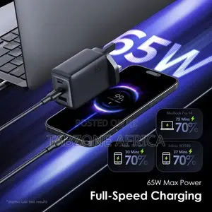 Oraimo HyperGaN 65W All-in-One GaN Charger + 1m Type-C 100W Cable