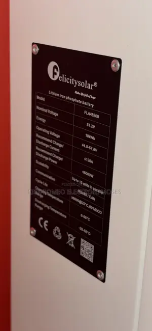 200ah 51.2v 10kwh 48v Lithium Ion Battery
