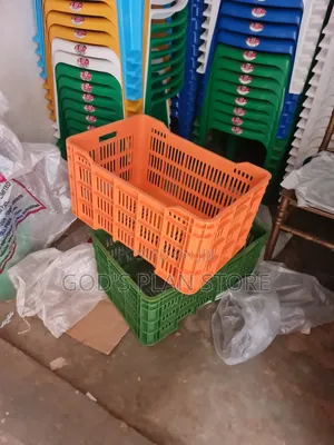 Orange Plastic Crates Plastic Crates Foe Harvest Storage Fruit