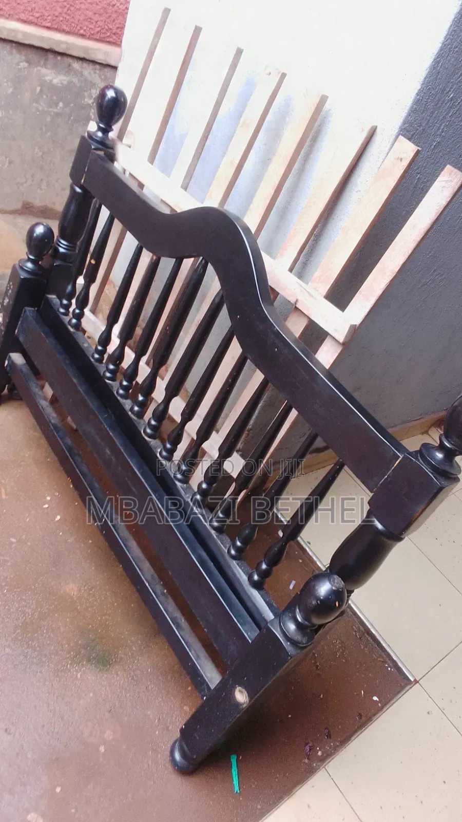 Used 4by6 Wooden Bed in Good Condition Readily Available for Sale