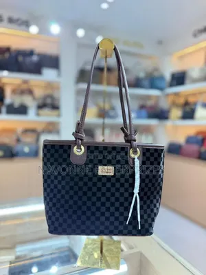 Classic Patterned Ladies Tote Bag - Spacious Shoulder Handbag