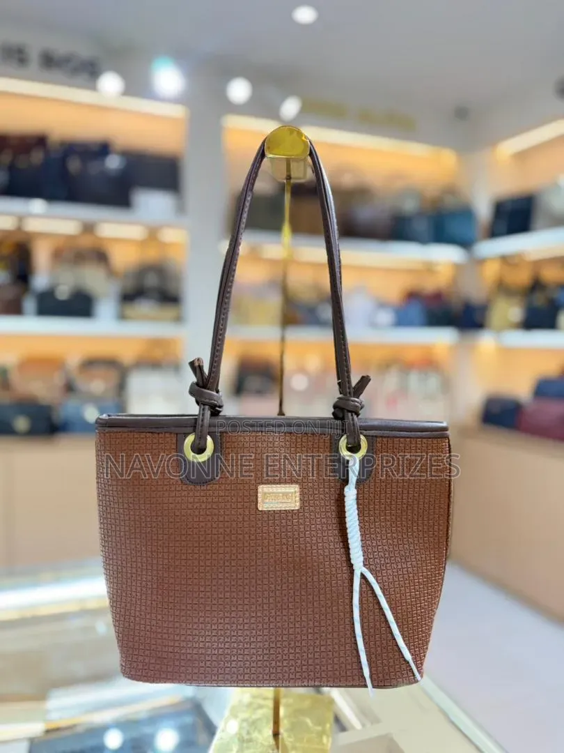 Classic Patterned Ladies Tote Bag - Spacious Shoulder Handbag