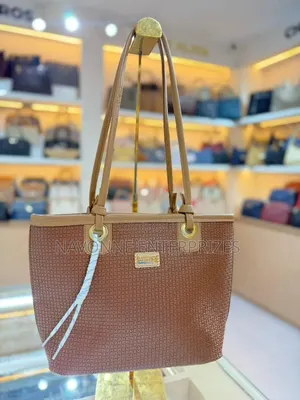 Classic Patterned Ladies Tote Bag - Spacious Shoulder Handbag