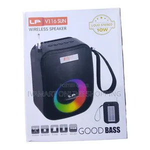 LP V116 SUN Portable BT Speaker With RGB Lights - Solar Charging