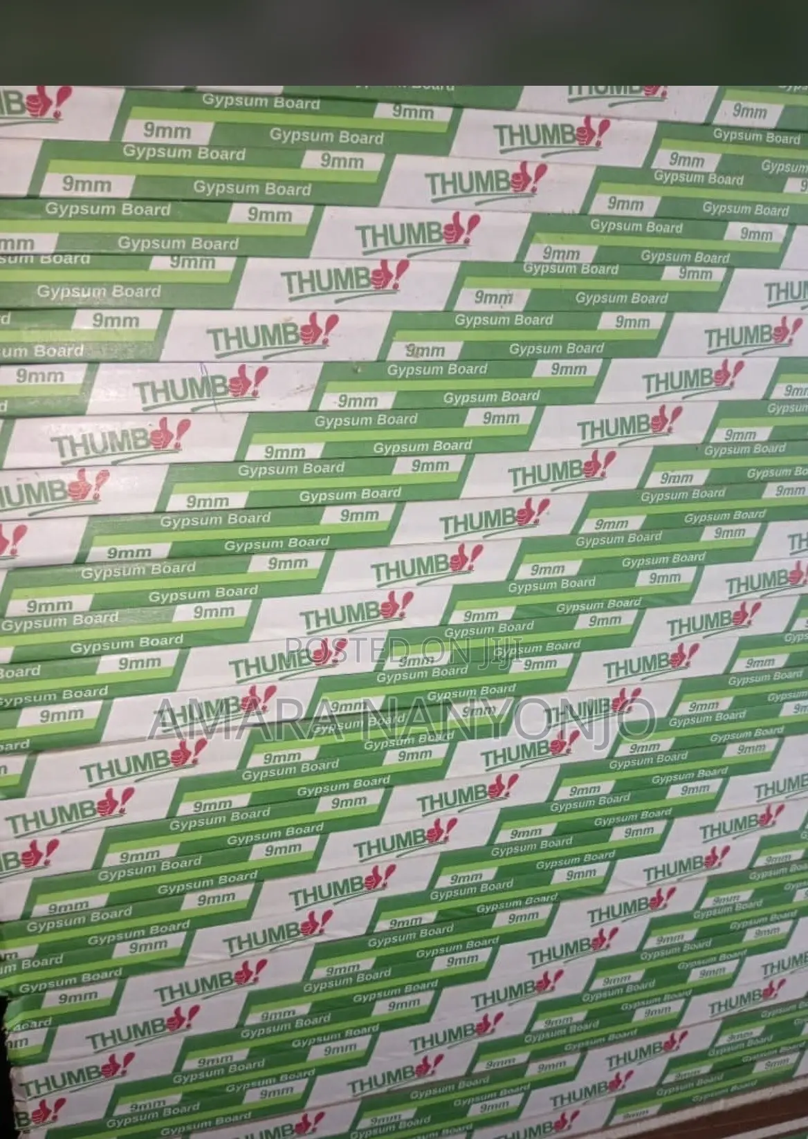 Thumbs Gypsum Boards (Plasterboards)