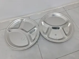 6pcs Stainless Siliver Dinner Plates Dinner Plates