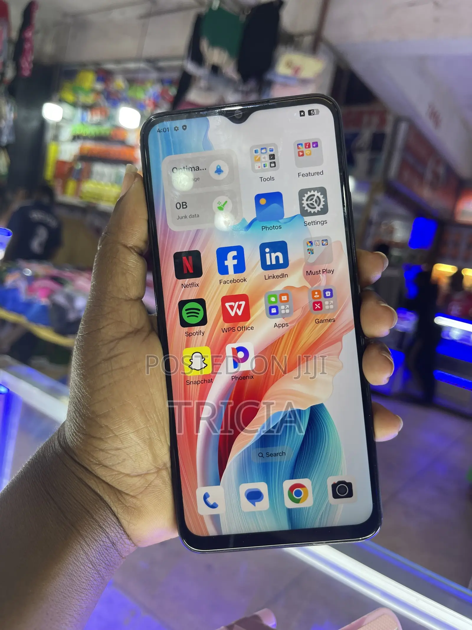 Oppo A18 128 GB Black