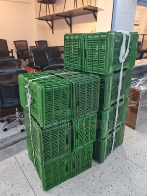 Portable Green Plastic Crates Plastic Crates