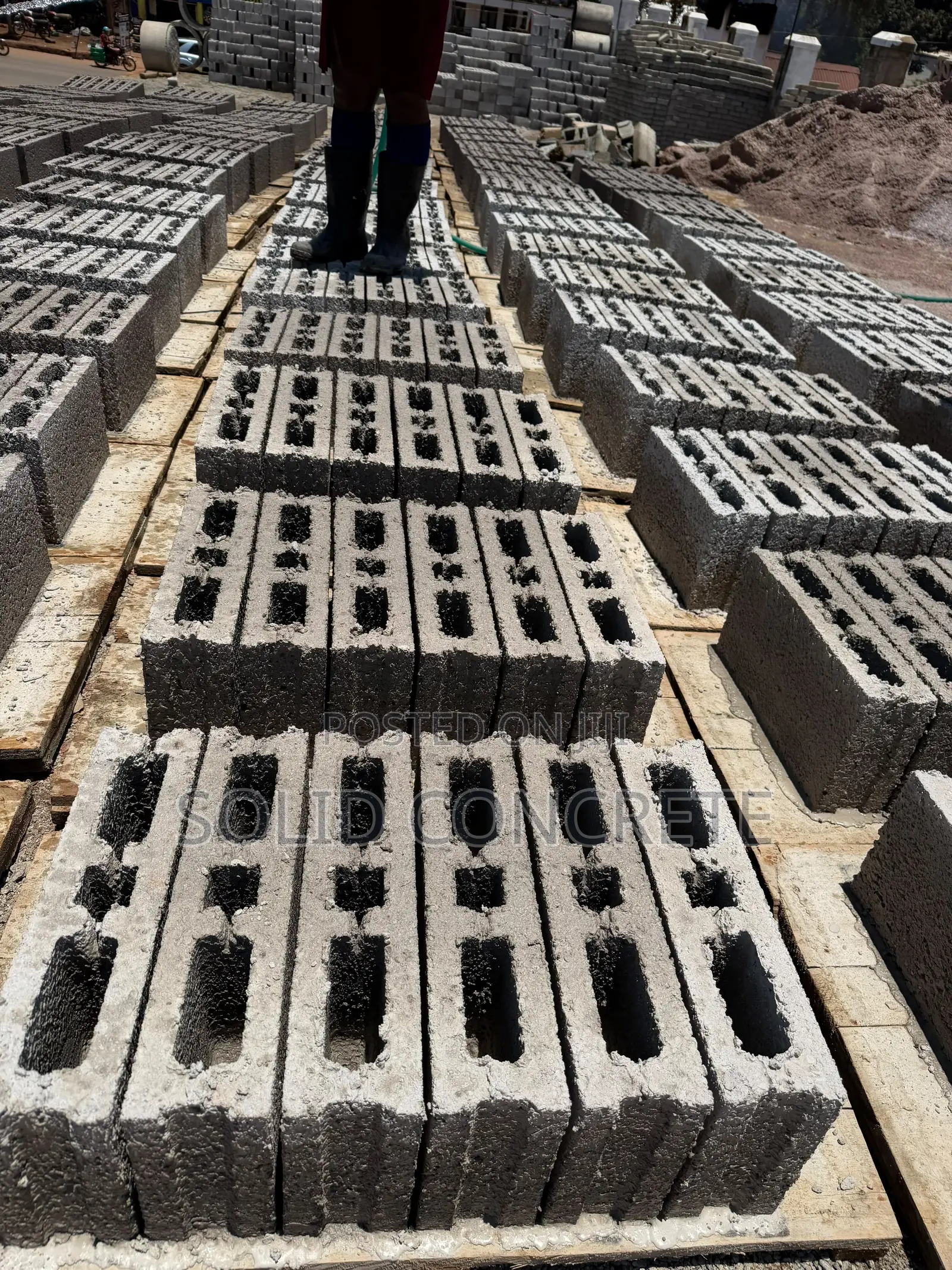 Solid Concrete Seguku-Entebbe Rd. For All Your Building Materials 0730