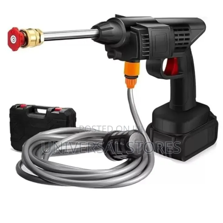 Portable Cordless High-Pressure Car Wash Water Gun2 Batteries