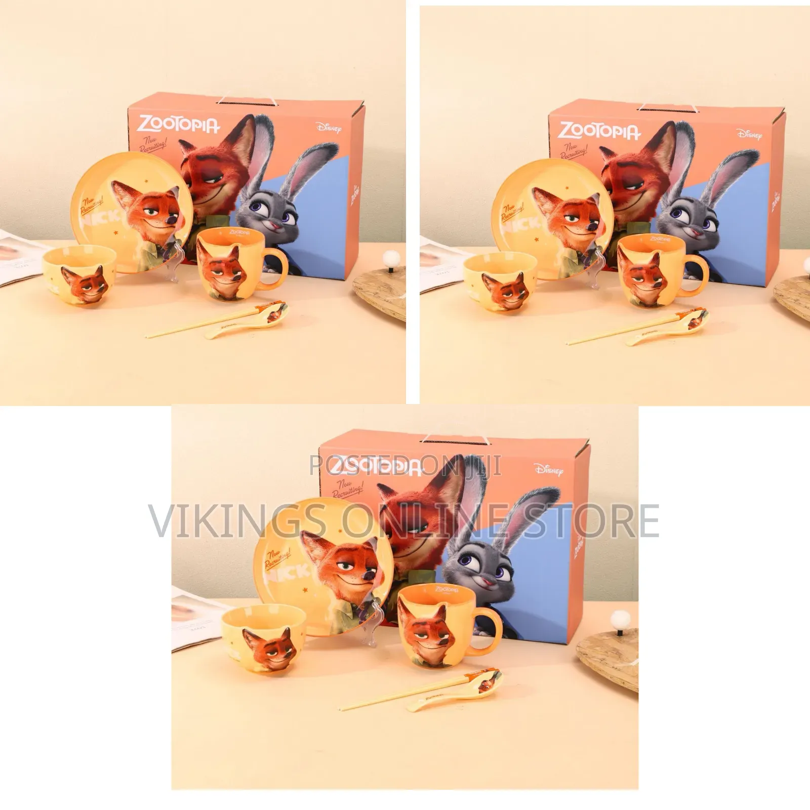 3D Daisy Duck Porcelain Dinner Sets