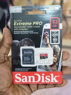 SanDisk Extreme PRO 32GB microSDXC UHS-I Memory Card