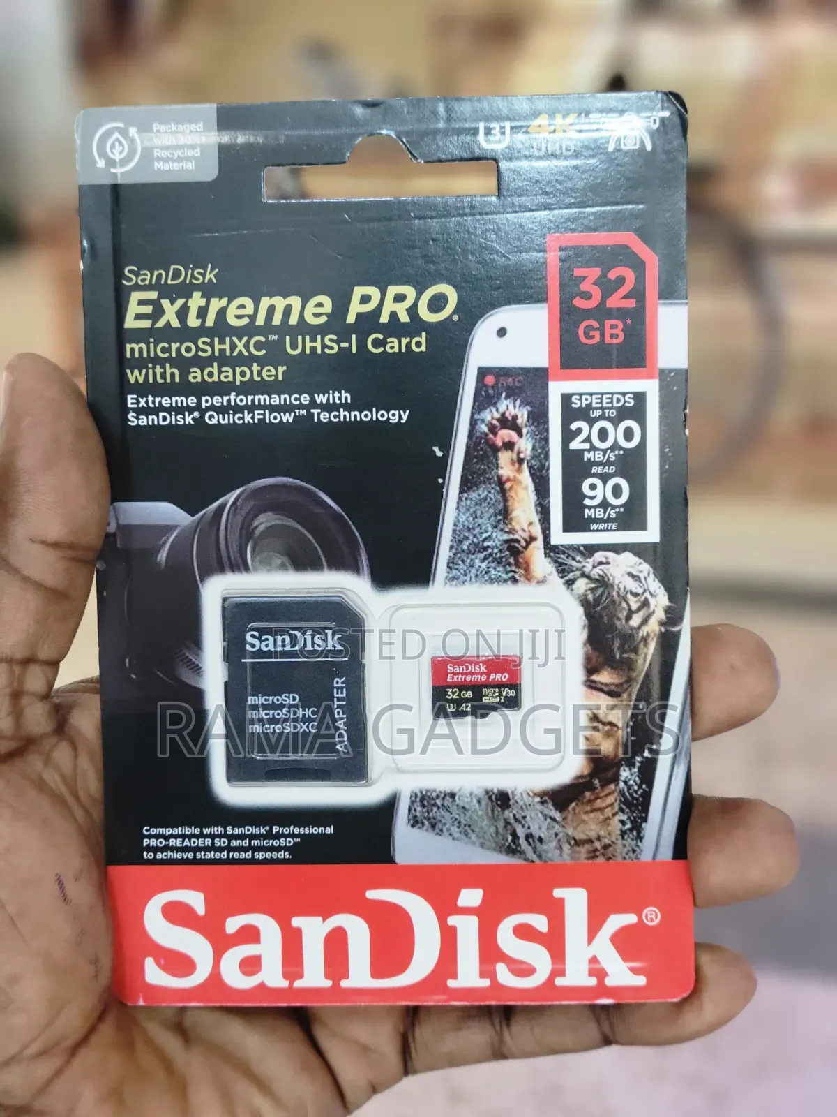 SanDisk Extreme PRO 32GB microSDXC UHS-I Memory Card