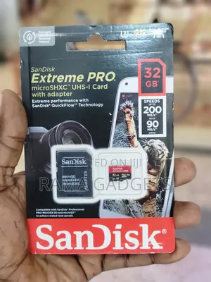 SanDisk Extreme PRO 32GB microSDXC UHS-I Memory Card