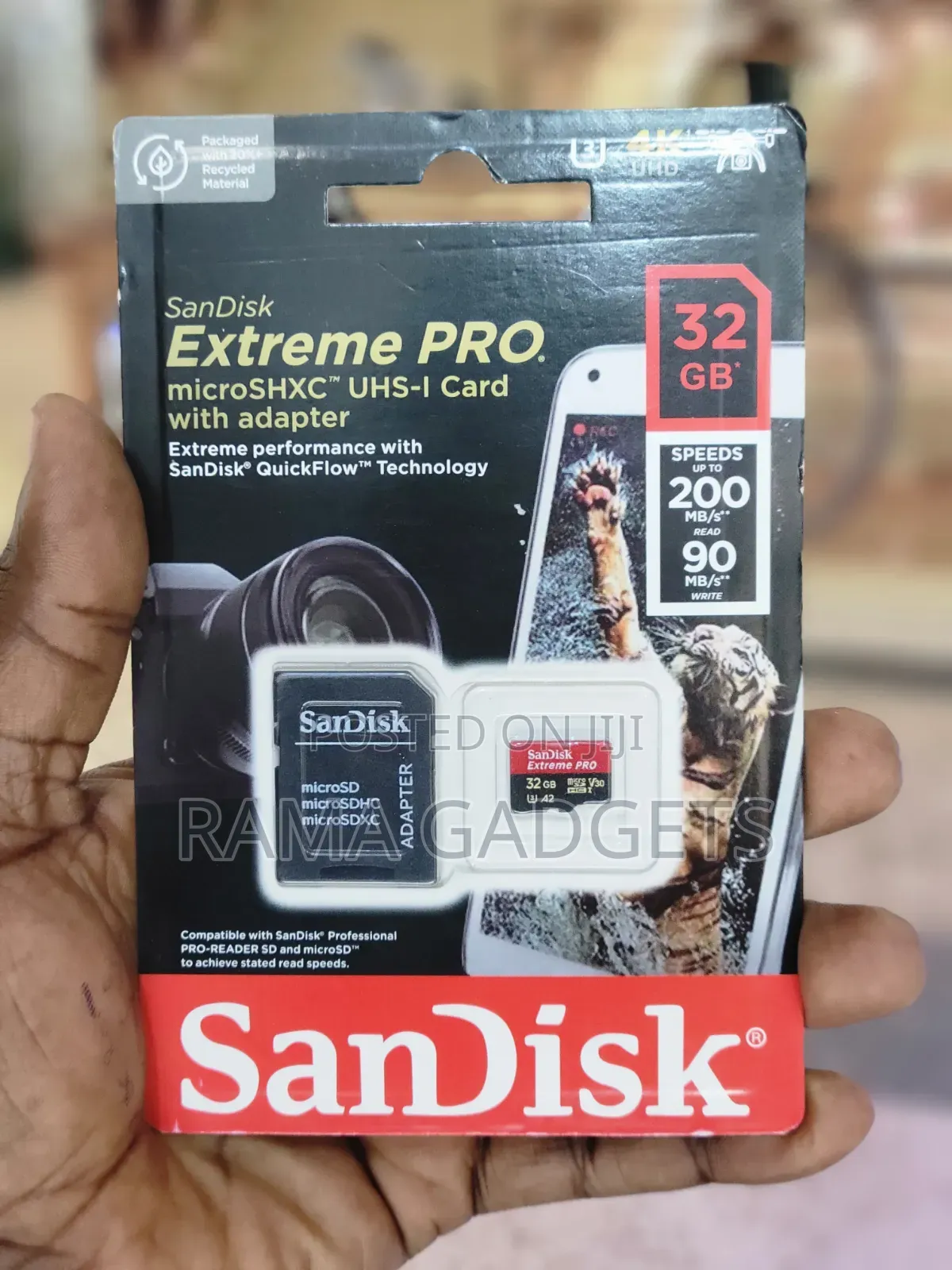 SanDisk Extreme PRO 32GB microSDXC UHS-I Memory Card