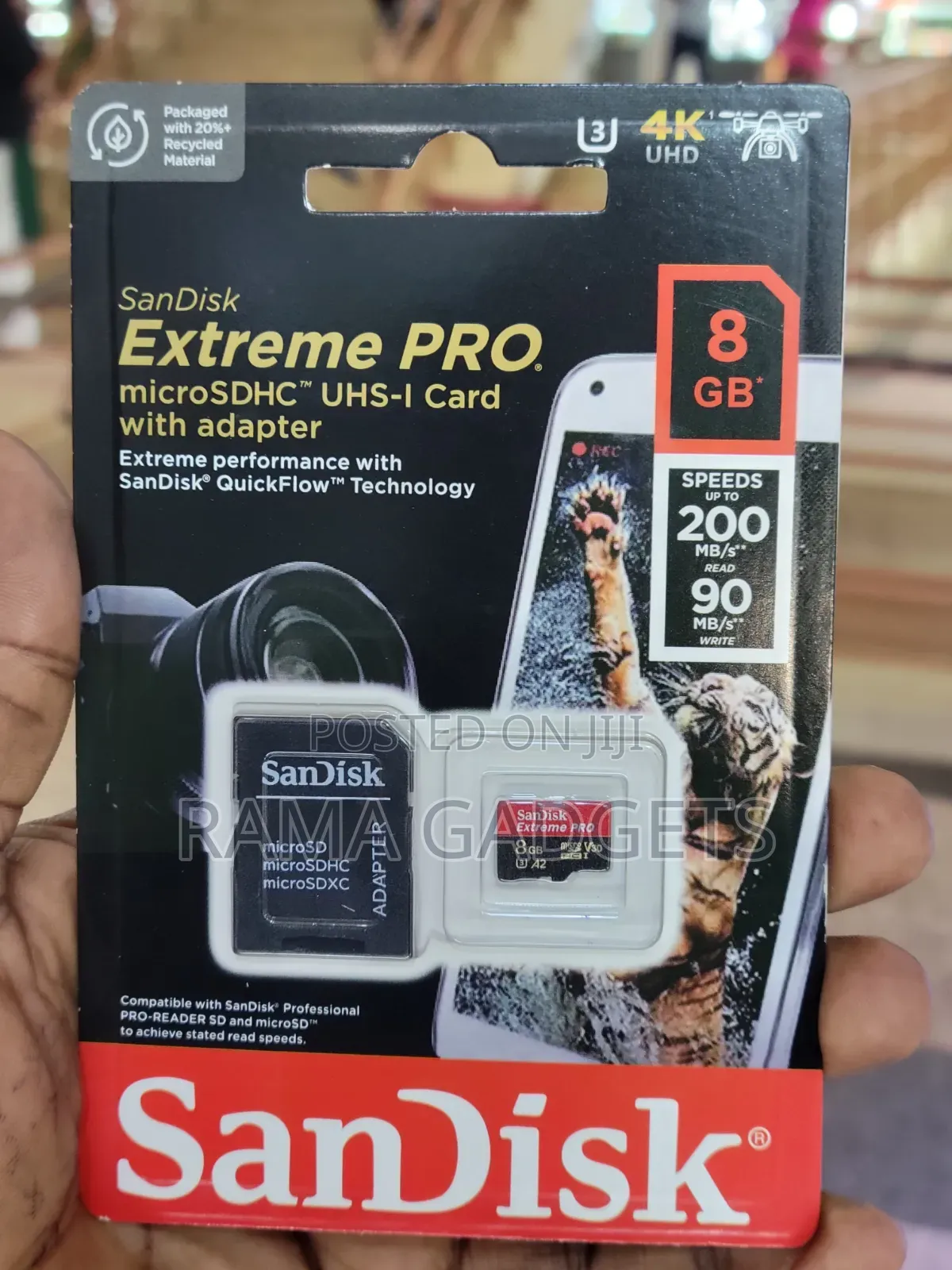 8GB SanDisk Extreme PRO microSDHC UHS-I
