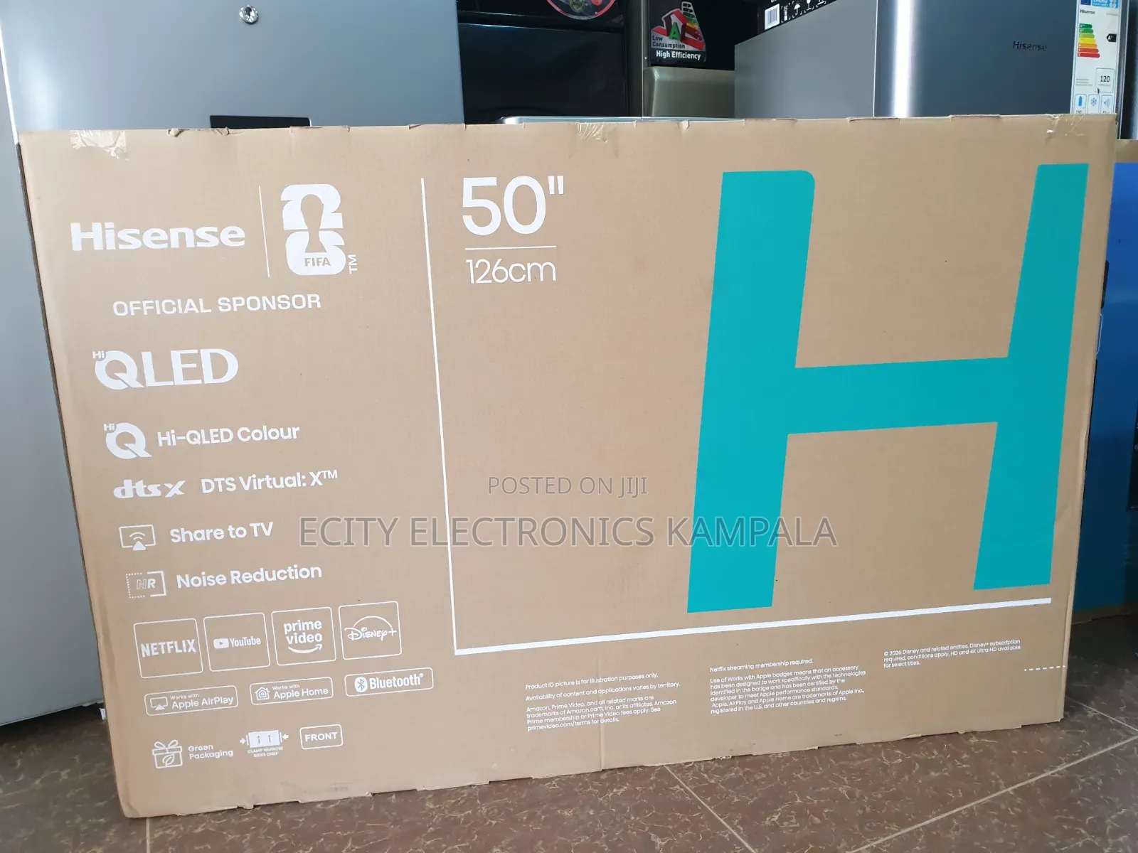 Boxed Qled 50" Hisense