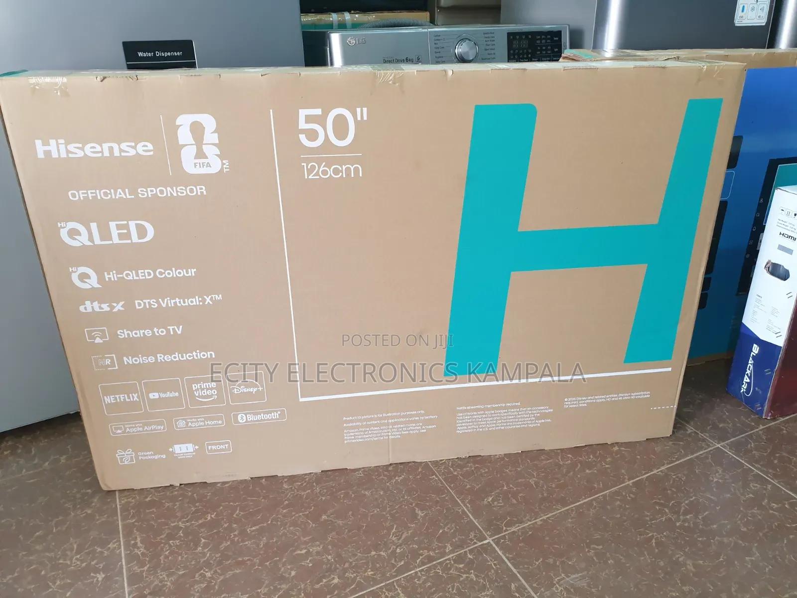 Boxed Qled 50" Hisense