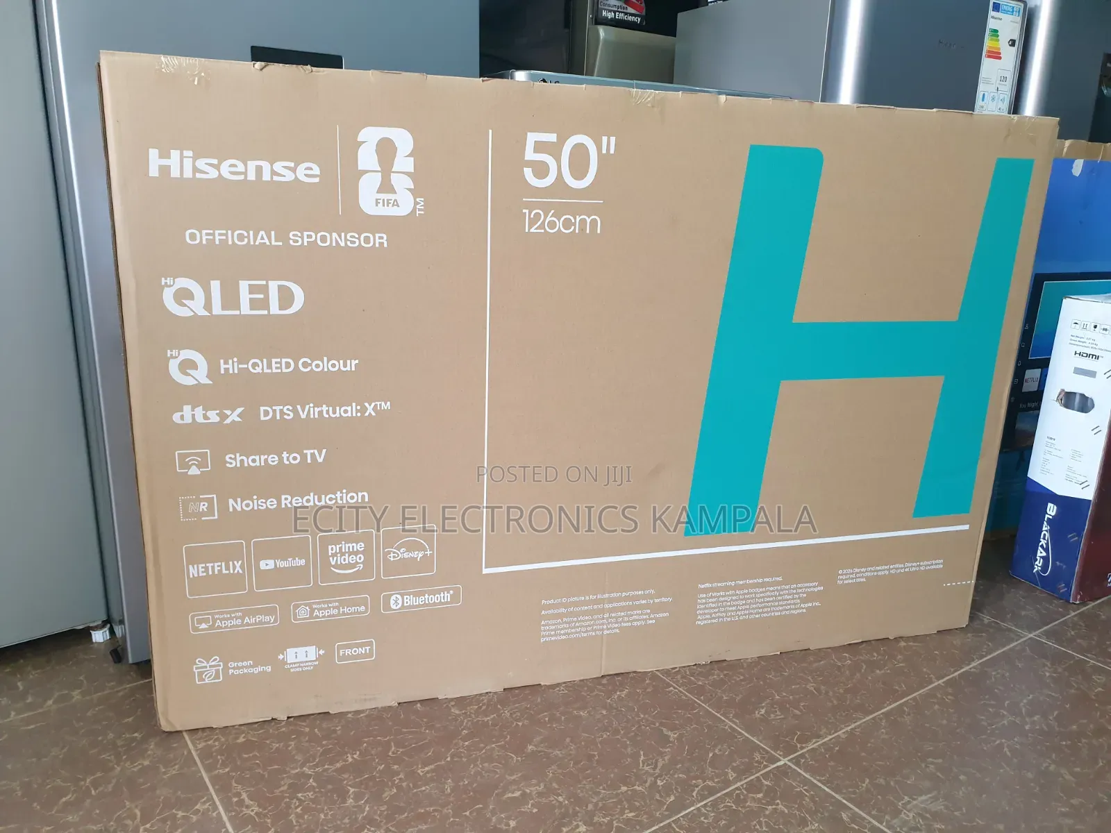Boxed Qled 50" Hisense