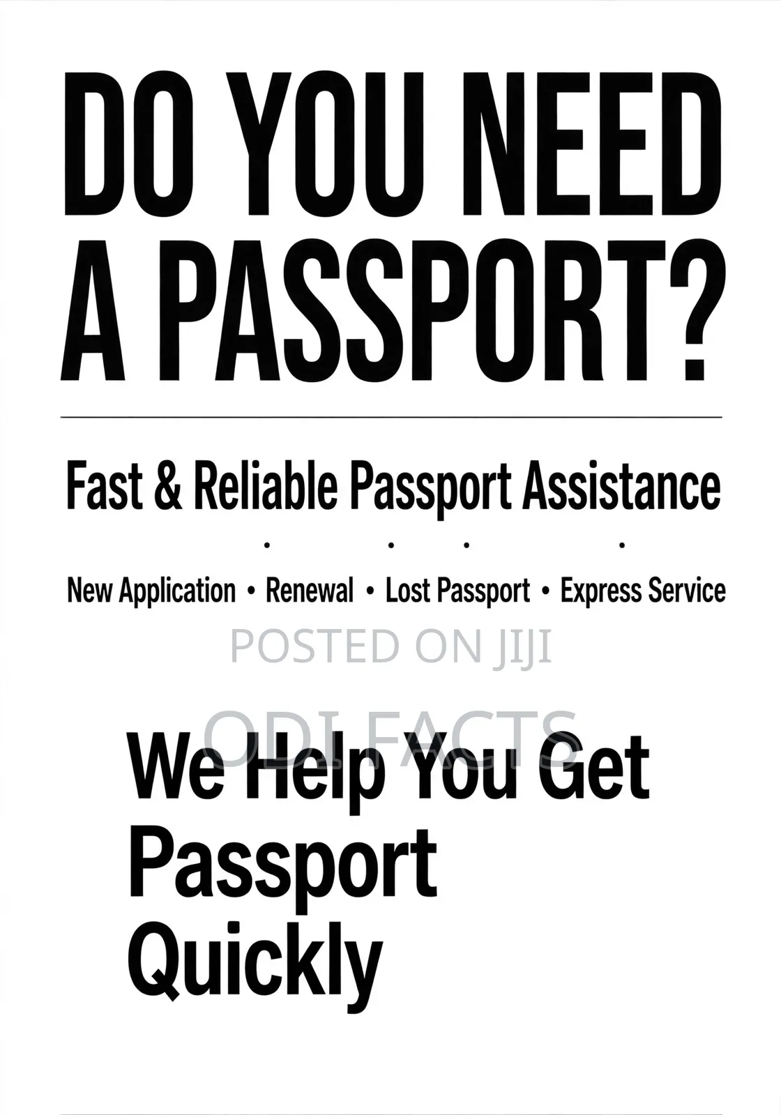 Passport Assistance
