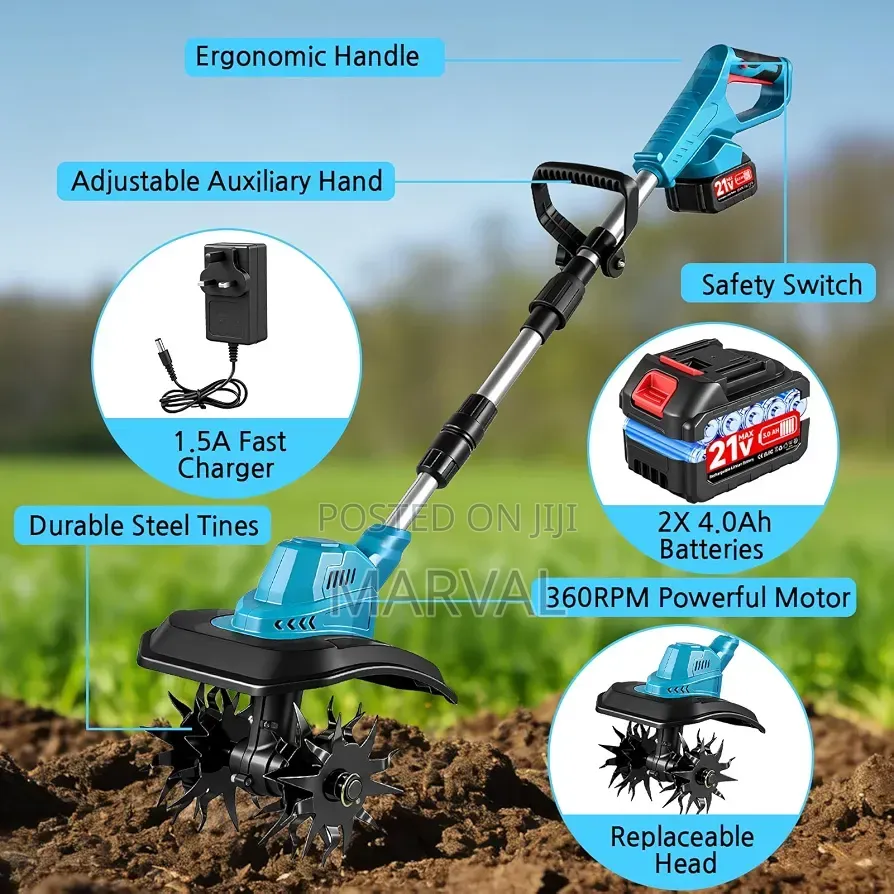 Electric Garden Rotavator