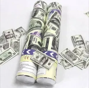 Fake Dollars Party Poppers for Birthday Parties and Celebrations