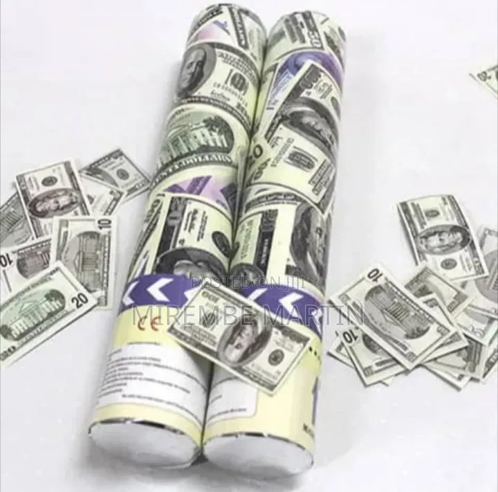Fake Dollars Party Poppers for Birthday Parties and Celebrations