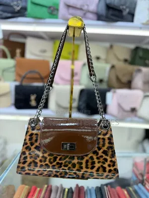 Leopard Print Chain Strap Shoulder Bag - Trendy Ladies Handbag