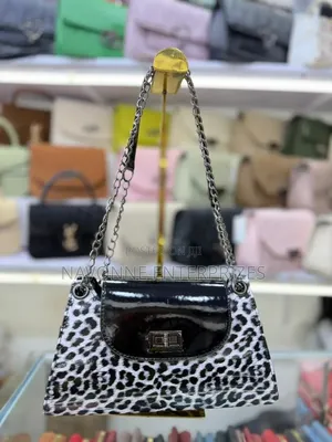 Leopard Print Chain Strap Shoulder Bag - Trendy Ladies Handbag