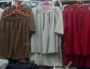Two Piece Cotton Shorts and T-Shirts
