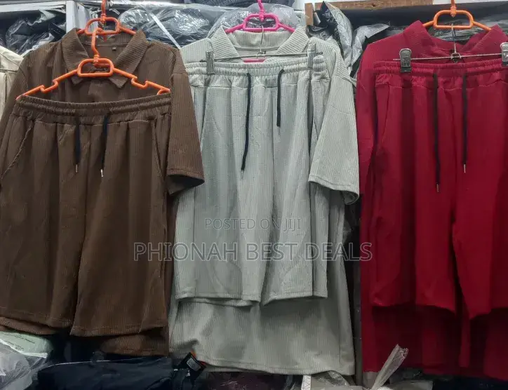 Two Piece Cotton Shorts and T-Shirts