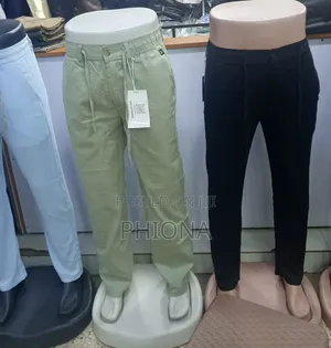 Men's Long Casual Satin Trousers