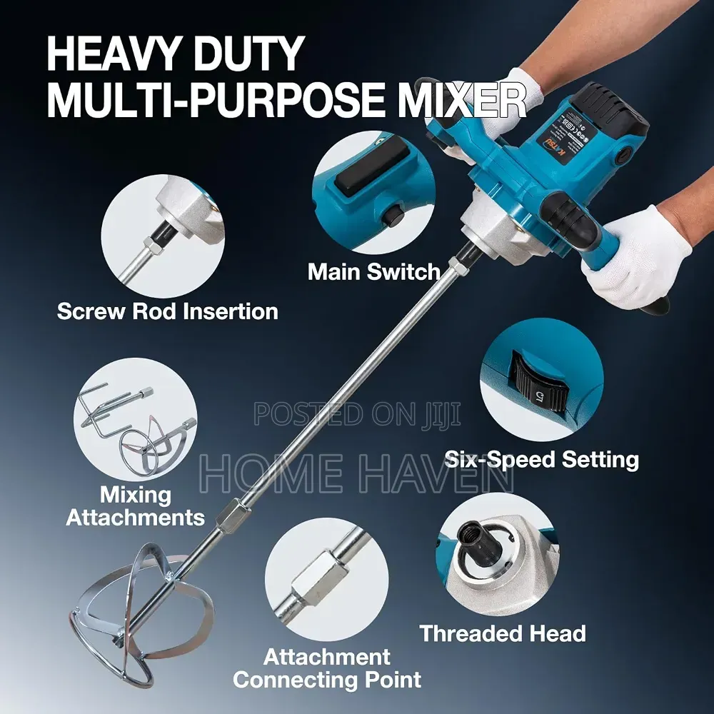 Electric Portable Concrete Mixing Machine