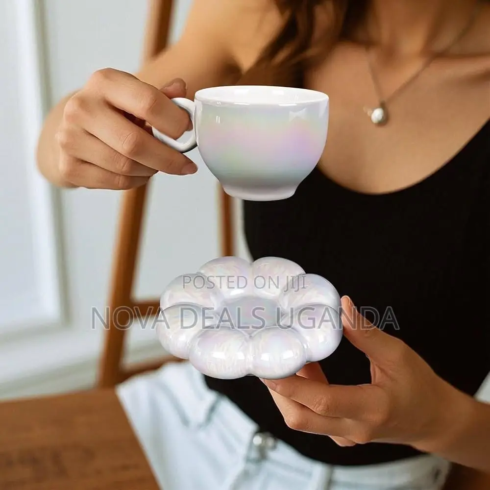 Cute Sunflower Coffee Mug for Women,Tea Cup and Saucer Set
