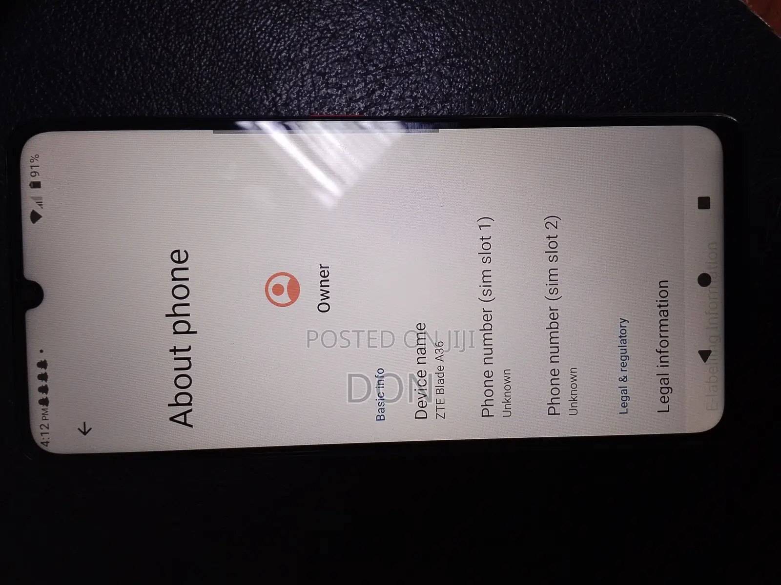 ZTE Blade A36 64 GB Black